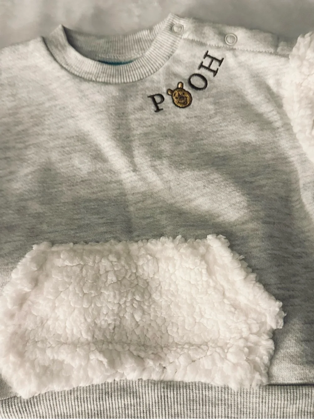 Disney Kids Matching Set - Cream Top with Brown Pooh Pants